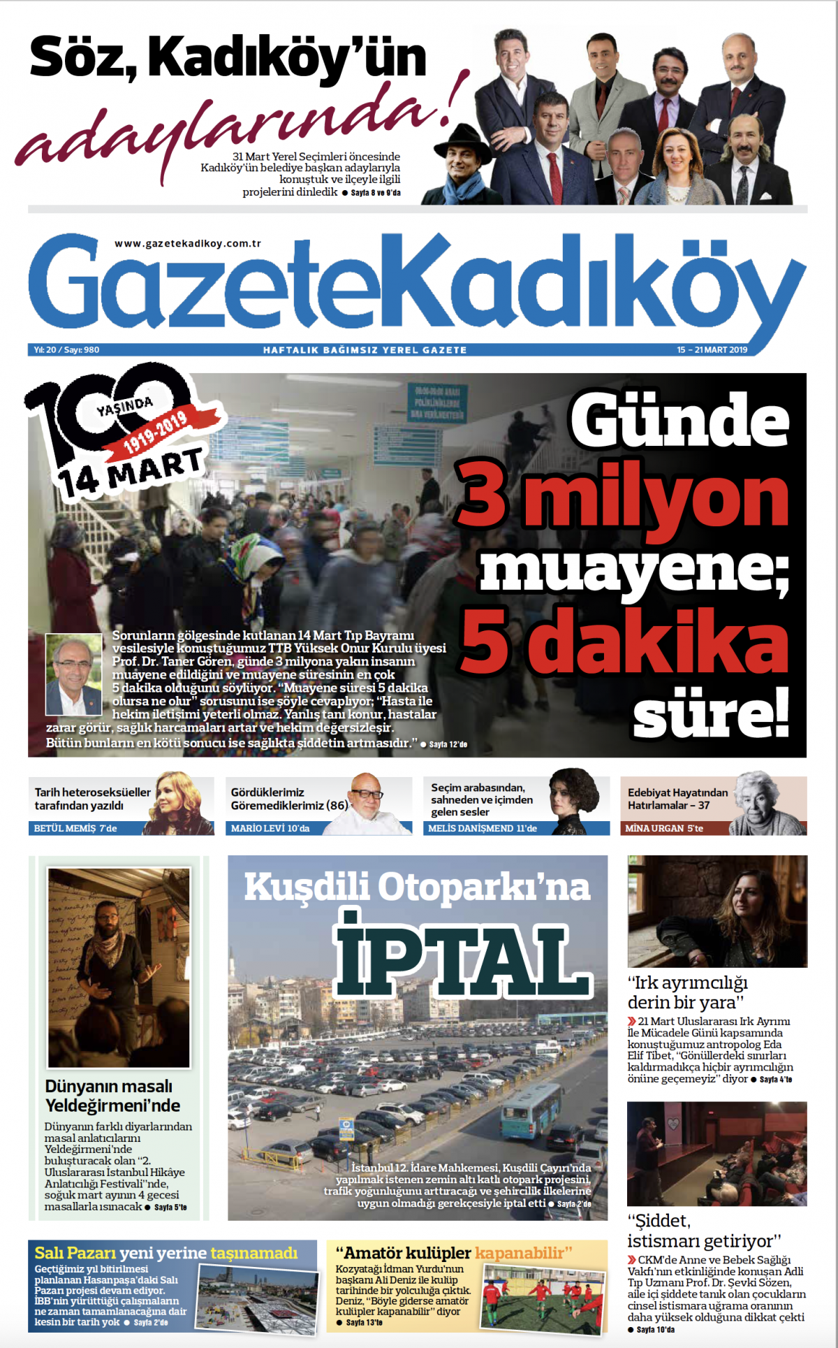 Gazete Kadıköy - 980. SAYI